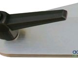 a close up of a piece of paper with a hammer on it