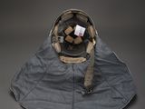 a hat that is sitting on top of a bag