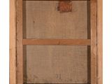 an old wooden window with a glass pane in the middle