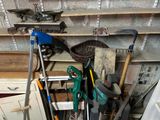 a lot of tools that are in the garage