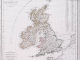 an old map of the british isles and the british isles