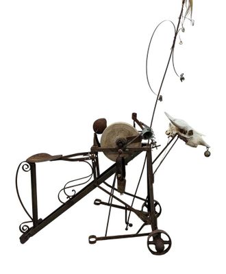 Michel HAILLARD (né en 1959) Sculpture cinétique automatisée