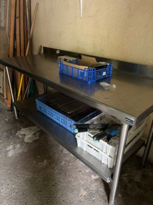 an image of a work table in a garage