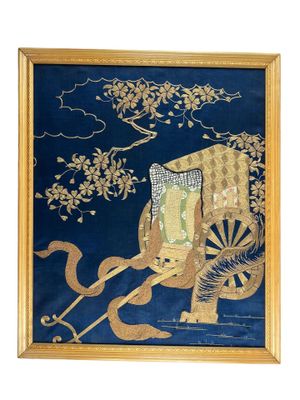 an image of a picture of a painting of a man riding a horse