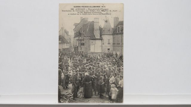 GFA PM 1892. Aubusson. Place Général Espagne. Distribution des ca...