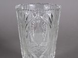 an image of a glass vase on a table