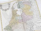 an old map of the kingdom of holland and the kingdom of the netherlands