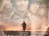 movie poster of a soldier in a helmet with other soldiers in the background