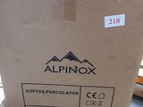 a box of coffee sitting on top of a table