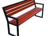 image d'un banc en bois sur fond blanc
