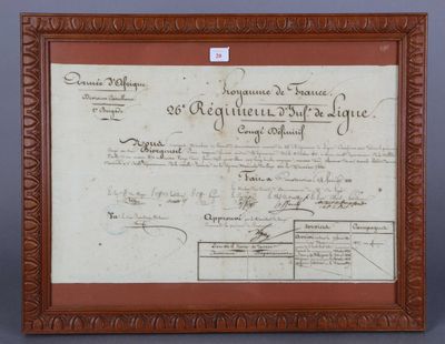 ARMEE d'AFRIQUE - 26e Régiment d'Inf. de Ligne