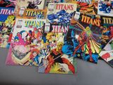 a lot of comic books on the table