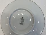a plate with a picture of a man on it