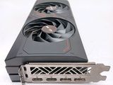 a close up of a video card with a fan on it