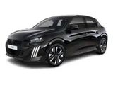 une voiture noire sur fond blanc, avec un fond blanc