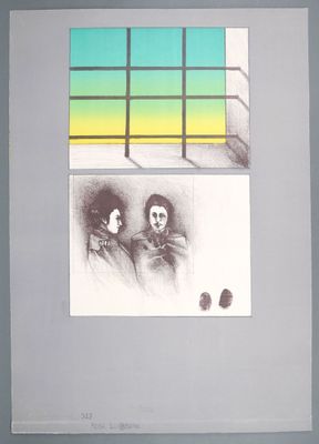 Bruno BRUNI (né en 1935) "317 Rosa Luxembourg"