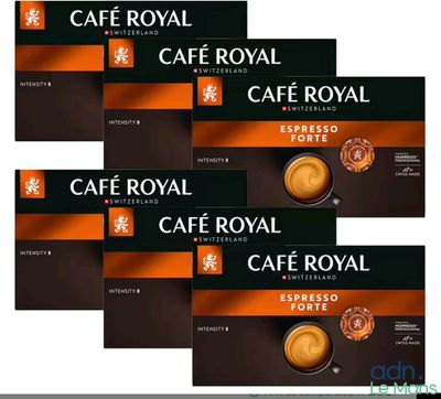 quatre paquets de dosettes de café expresso « Royal Café Royal »