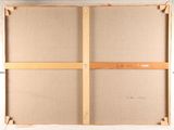 an image of a painting of two wooden frames on a white surface