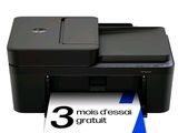 une image représentant une imprimante sur laquelle figurent les mots « 3 mois d'essai gratuit »