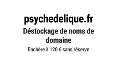 Nom de domaine psychedelique.fr.