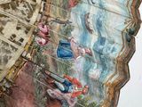 a picture of a painting on the side of a parasol