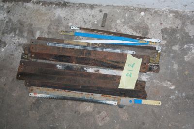 a lot of tools that are laying on the floor