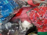 a pile of assorted items in a plastic bag