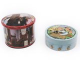 two tins that are sitting next to each other