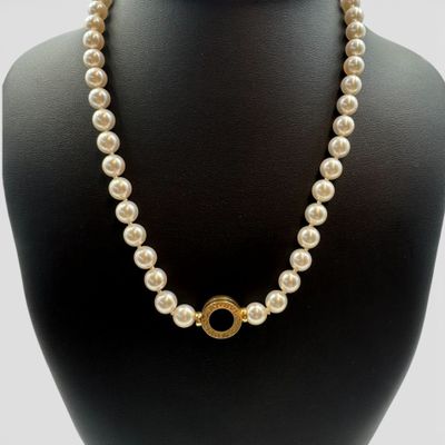 BULGARI Collier choker composé de perles de culture, le ferm… - Photo 1