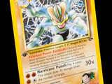 gros plan d'une carte pokemon sur fond noir