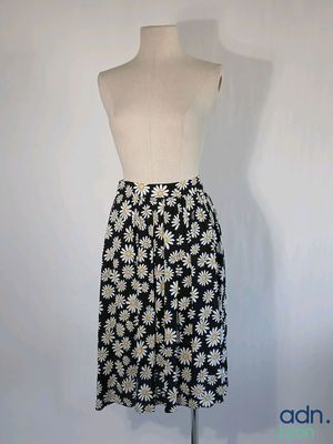 MOSCHINO BOUTIQUE - Jupe plissée en viscose - Taille 40 - Ne…