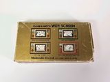 a close up of a box with a clock on top of it