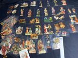 a lot of figurines that are on the table