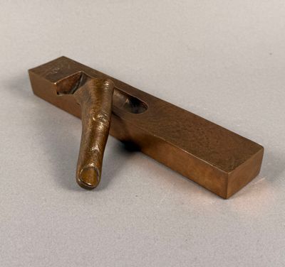 a small metal object that is sitting on a table