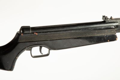 Carabine à air comprimé calibre 4.5, crosse pistolet en bois… - Photo 1