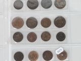 a lot of coins that are in a clear box