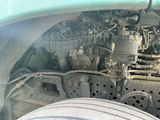 a close up view of the engine of a truck