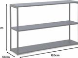 a drawing of a book shelf with three shelves on each side