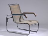 an image of a chair that is sitting on a white surface
