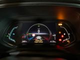 the dashboard of a car with a digital display on it