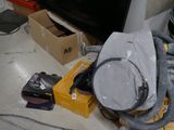 a bag of vacuum cleaners sitting on top of a table