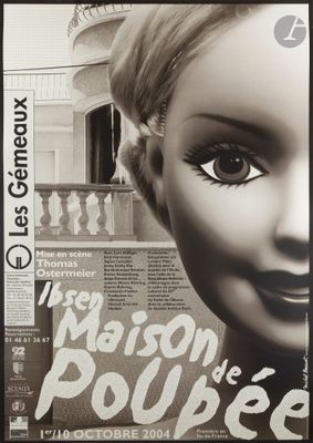 a black and white photo of a poster for a movie