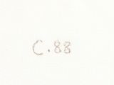 a drawing of the word c88 on a piece of paper