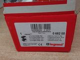 a red box with a barcode on it sitting on a table