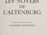 the cover of a book with a black and white image of a clock