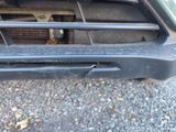 a close up of the front bumper of a car