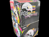 a box of pokemon trading cards sitting on top of a table