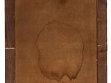an old picture of an apple on a white background