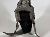 an image of a helmet with a face on it