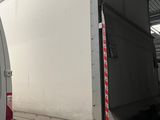 a truck that is parked in a garage